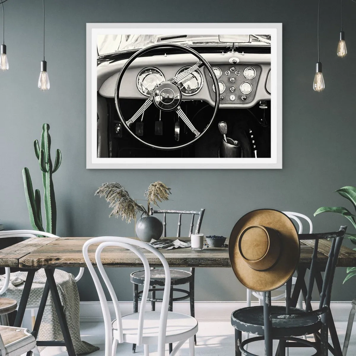 Poster in einem weißen Rahmen - Ein Sammlertraum - 40x30 cm