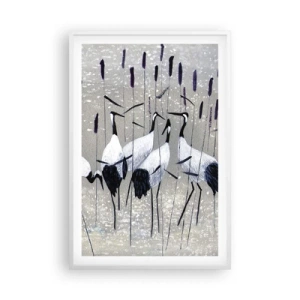 Poster in einem weißen Rahmen - Unter ihren eigenen - 61x91 cm