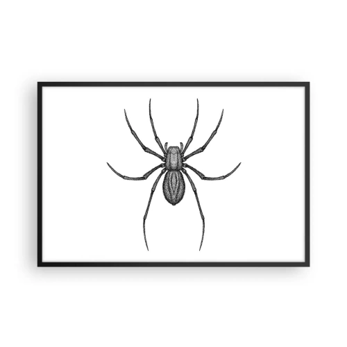 Poster in einem schwarzem Rahmen - Beunruhigende Präzision - 91x61 cm