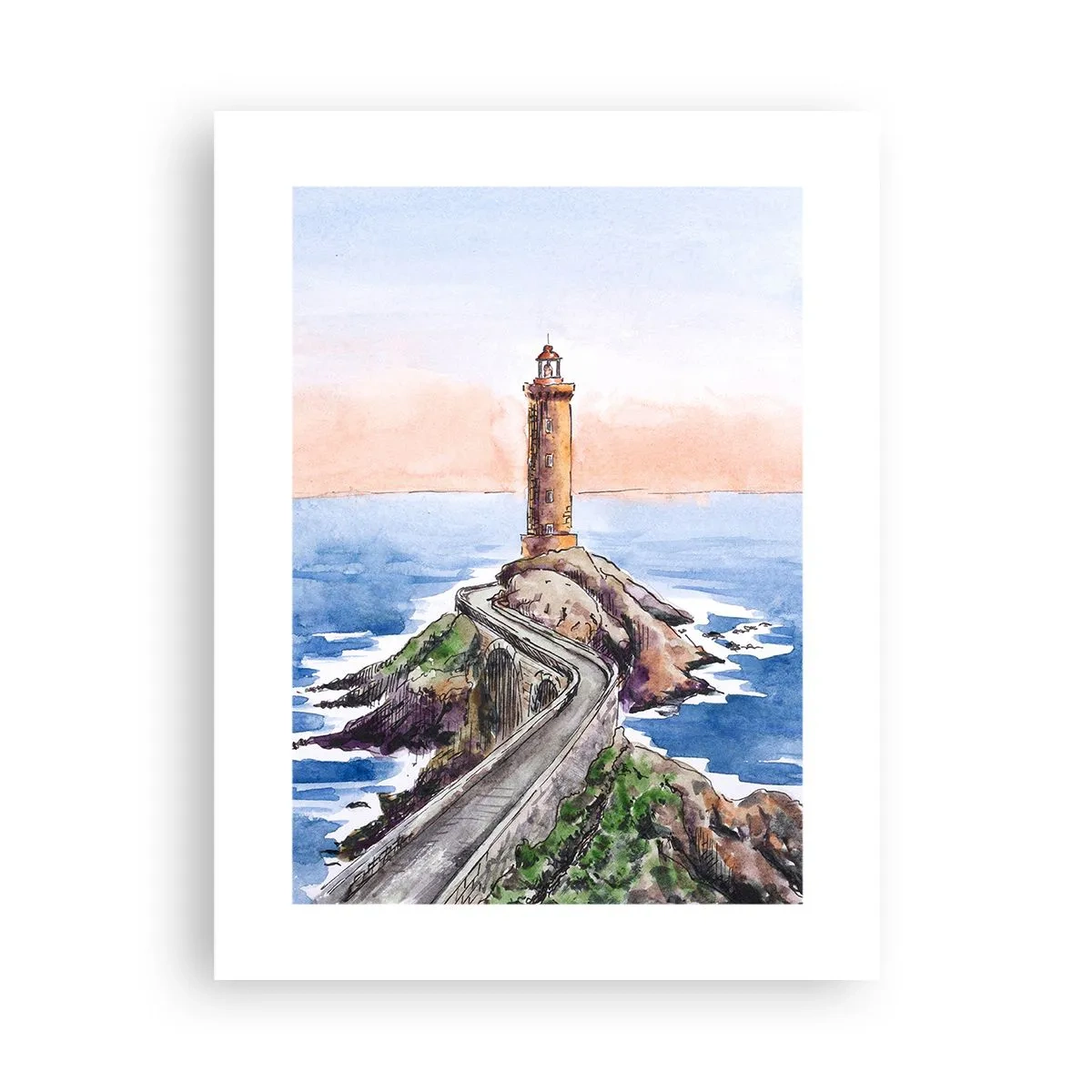 Poster - Dem Meer zugewandt - 30x40 cm