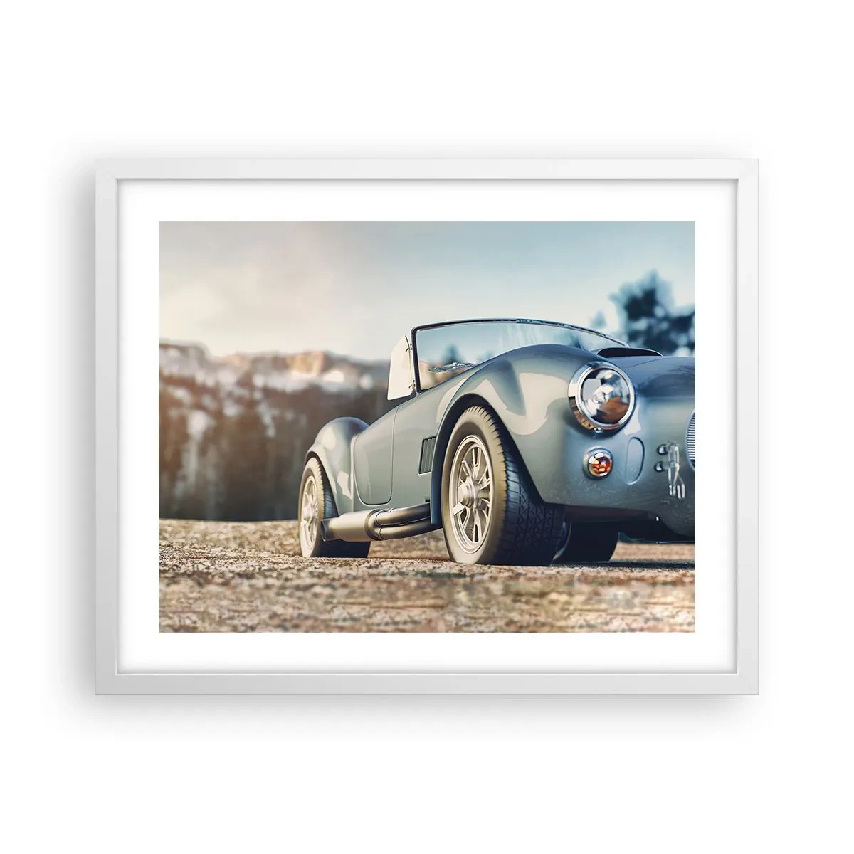 Poster in einem weißen Rahmen - Denn Stil zählt - 50x40 cm