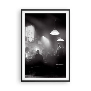 Poster in einem schwarzem Rahmen - In Jazz-Atmosphäre - 61x91 cm