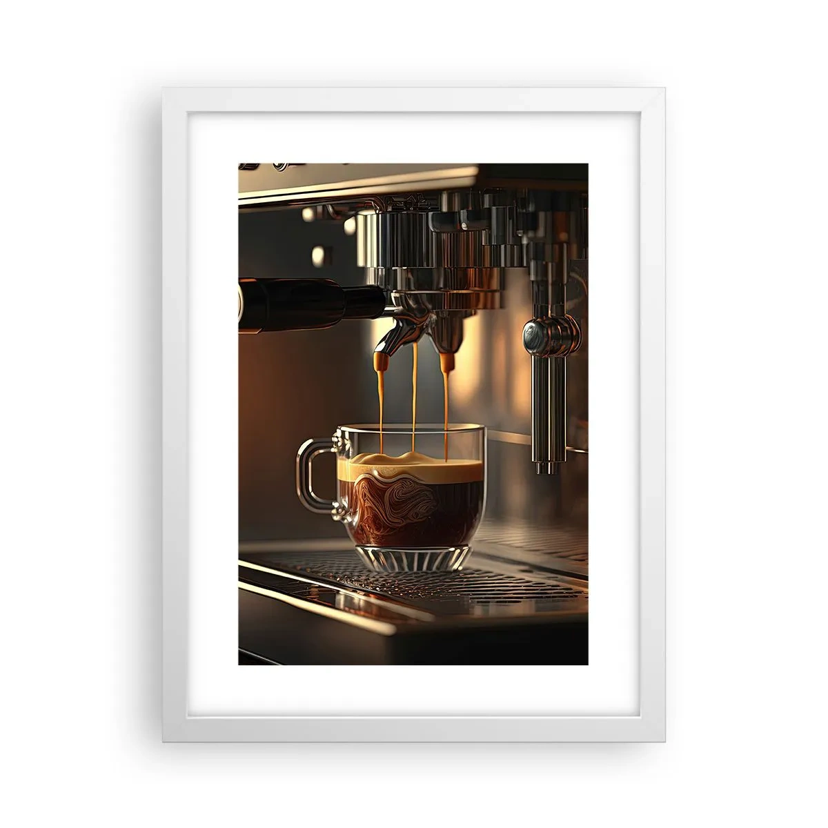 Poster in einem weißen Rahmen - Sinnliche Mischung - 30x40 cm