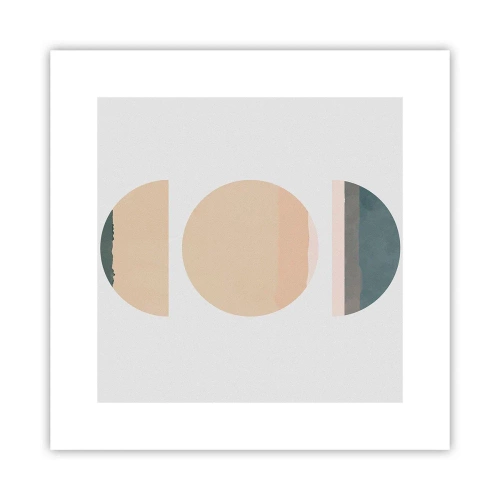 Poster - Ein Rad hinter dem anderen… - 30x30 cm