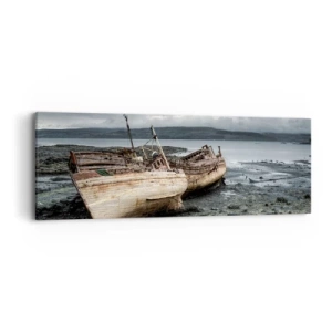 Bild auf Leinwand - Leinwandbild - „Als Zeichen würdevoller Härten“ - 90x30 cm