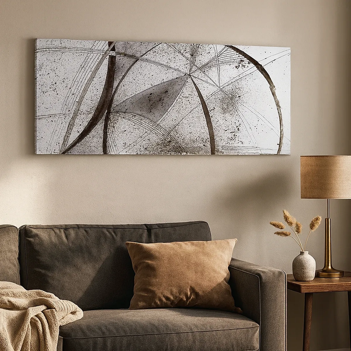 Bild auf Leinwand - Leinwandbild - Futuristische Fantasie - 30x30 cm