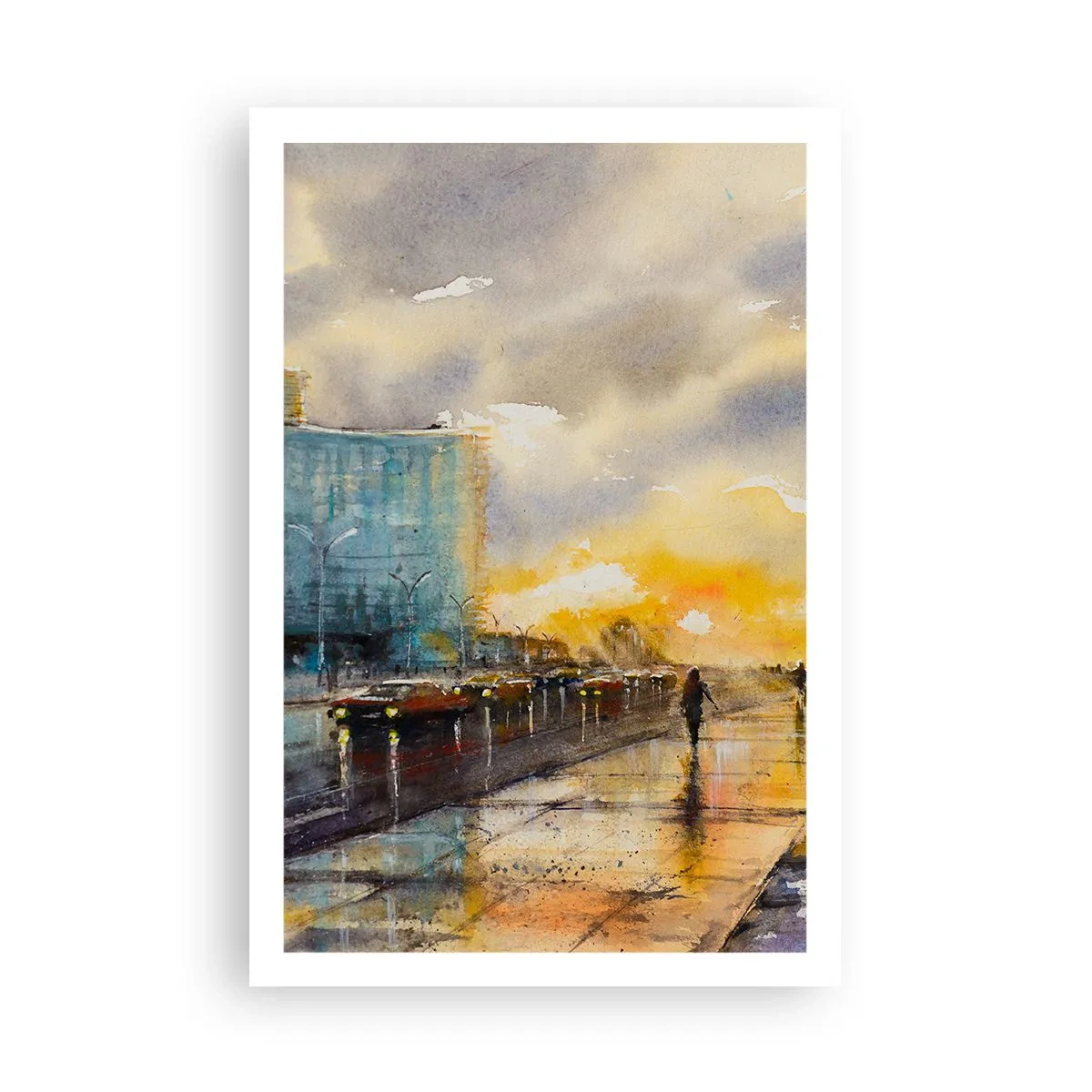 Poster - Leben am Ufer - 61x91 cm