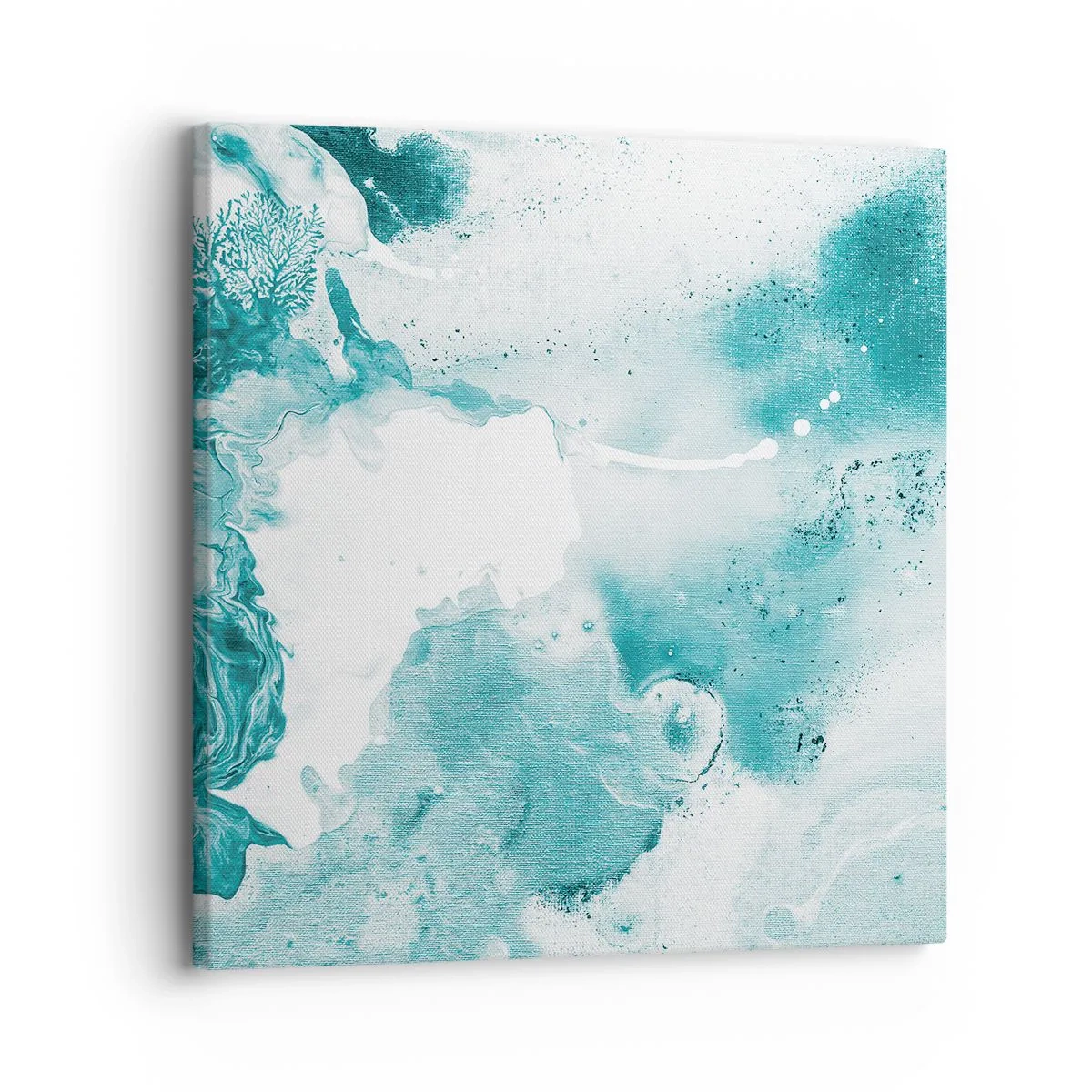 Bild auf Leinwand - Leinwandbild - Morast von Blau - 30x30 cm