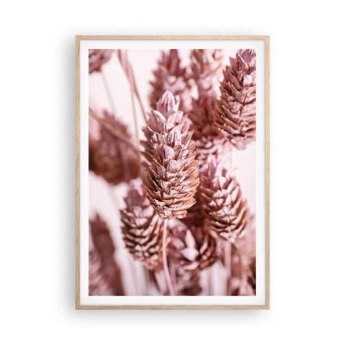 Poster in einem Rahmen aus heller Eiche - Scheinbar unauffällig - 70x100 cm