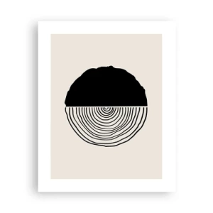 Poster - Halb und halb - 40x50 cm