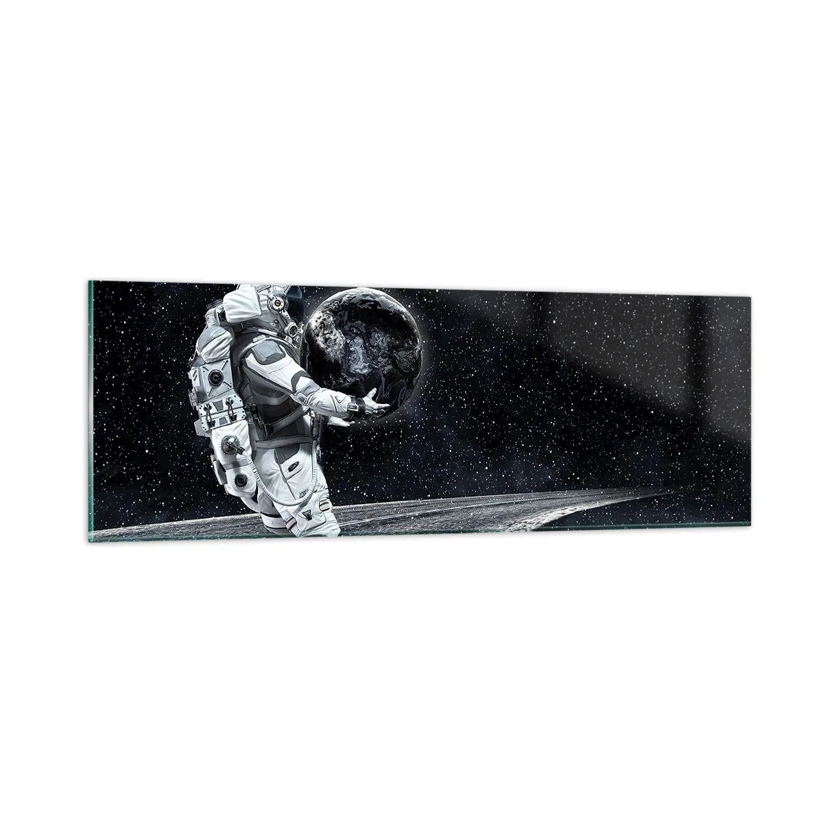 Glasbild - Bild auf glas - Auf der Milchstraße - 90x30 cm