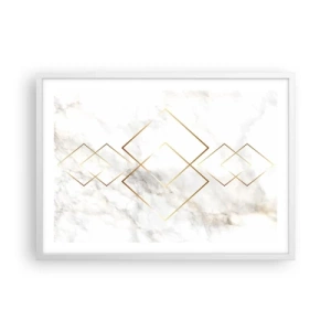 Poster in einem weißen Rahmen - Ein Blick in die Unendlichkeit - 70x50 cm