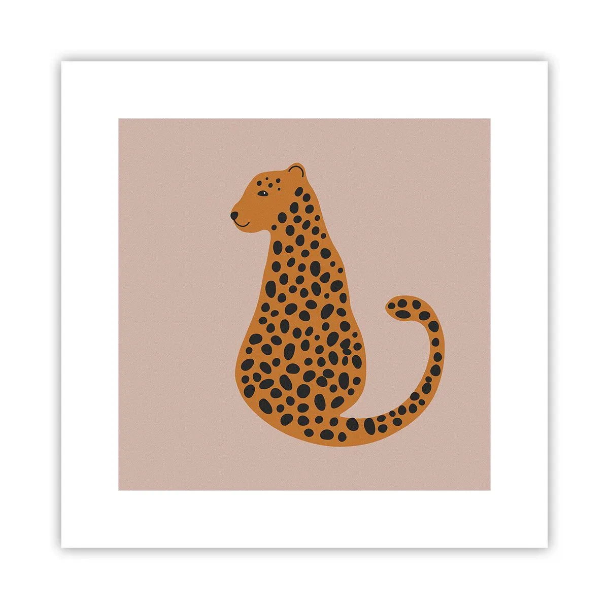 Poster - Leopardenmuster ist ein modisches Muster - 30x30 cm