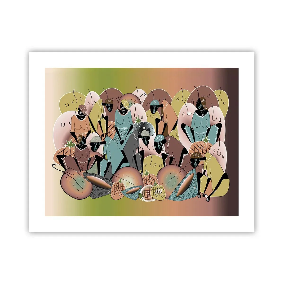 Poster - Ein toller Urlaub steht bevor - 50x40 cm