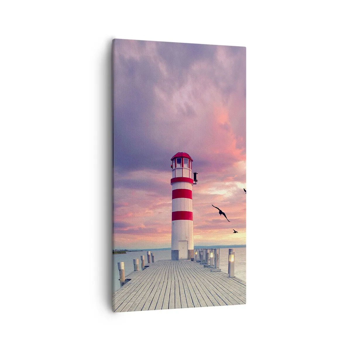 Bild auf Leinwand - Leinwandbild - Es ist Zeit zum Hafen zu gehen - 55x100 cm