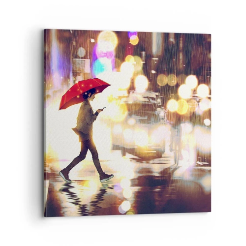 Bild auf Leinwand - Leinwandbild - Und doch sonnig - 70x70 cm