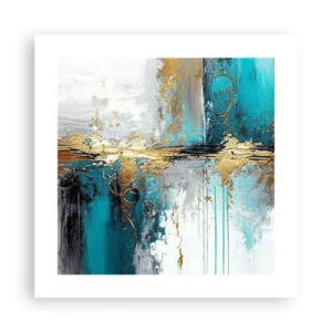 Poster - Alles fließt - 40x40 cm