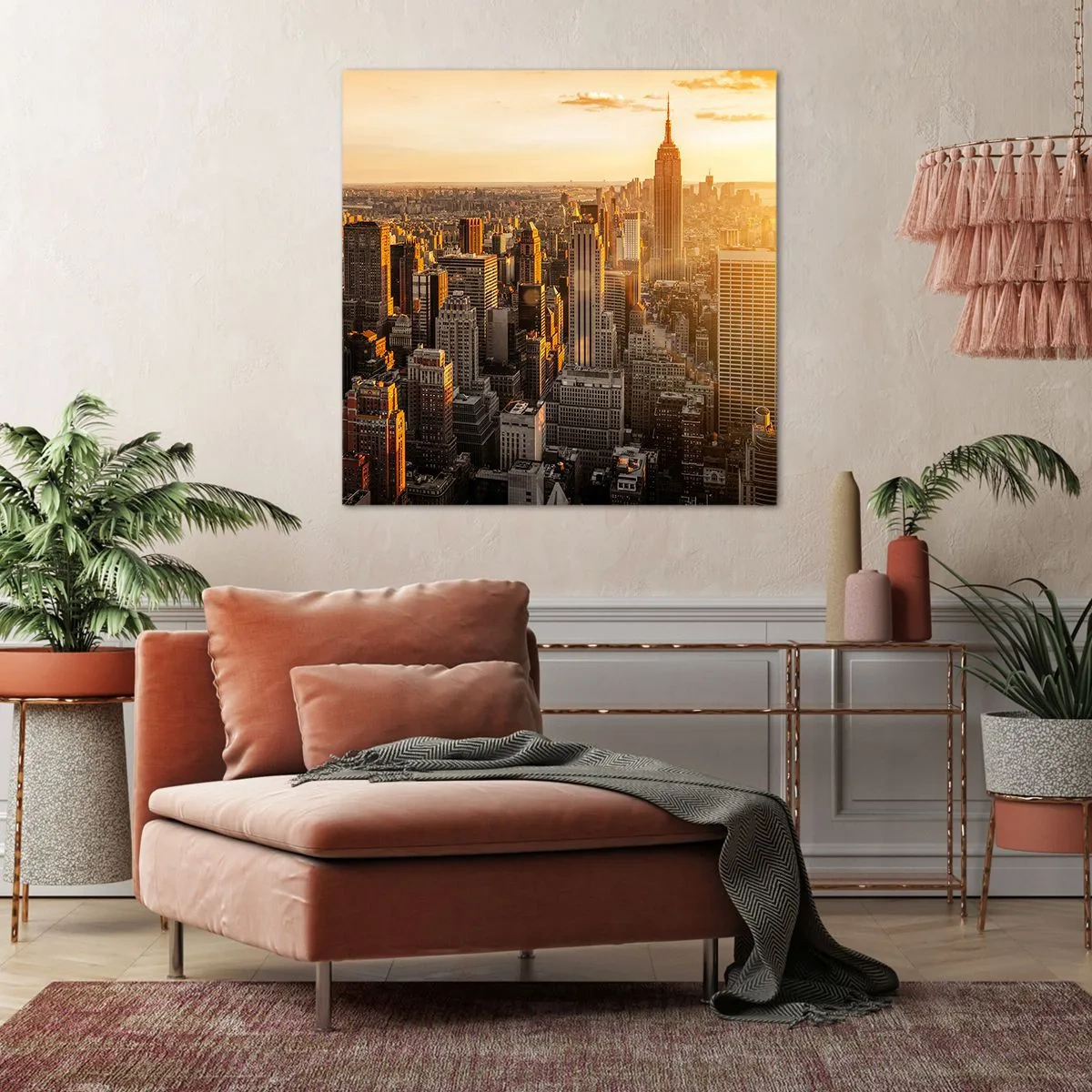 Bild auf Leinwand - Leinwandbild - In der Sonne wachsen - 70x70 cm