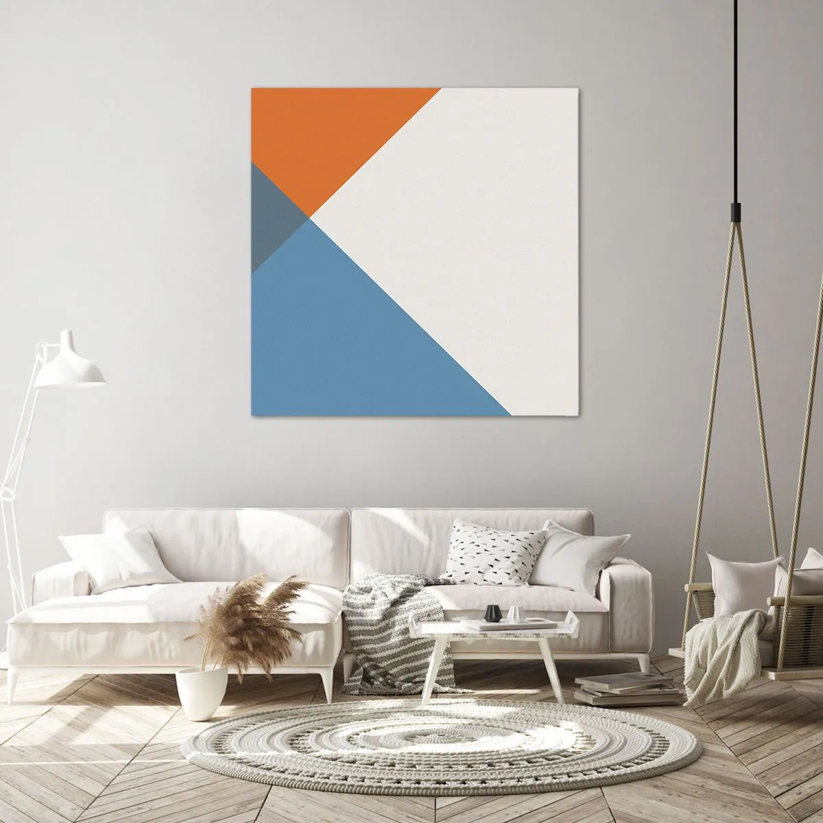 Bild auf Leinwand - Leinwandbild - In einem Winkel… - 30x30 cm