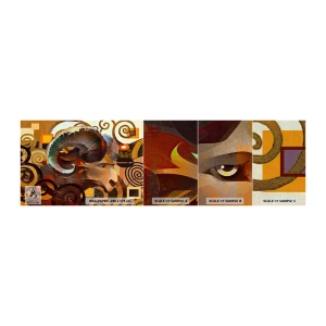 Fototapeten Muster Premium Sand - Magie - Religionen - Rituale - Abstraktion, Widder, Grafik - 100x30 cm