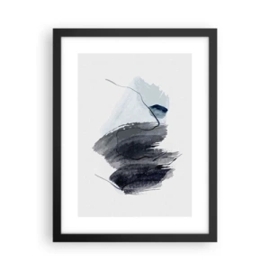 Poster in einem schwarzem Rahmen - Intensität und Bewegung - 30x40 cm