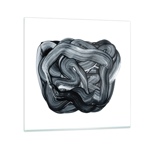 Glasbild - Bild auf glas - Es ist nicht so einfach - 30x30 cm