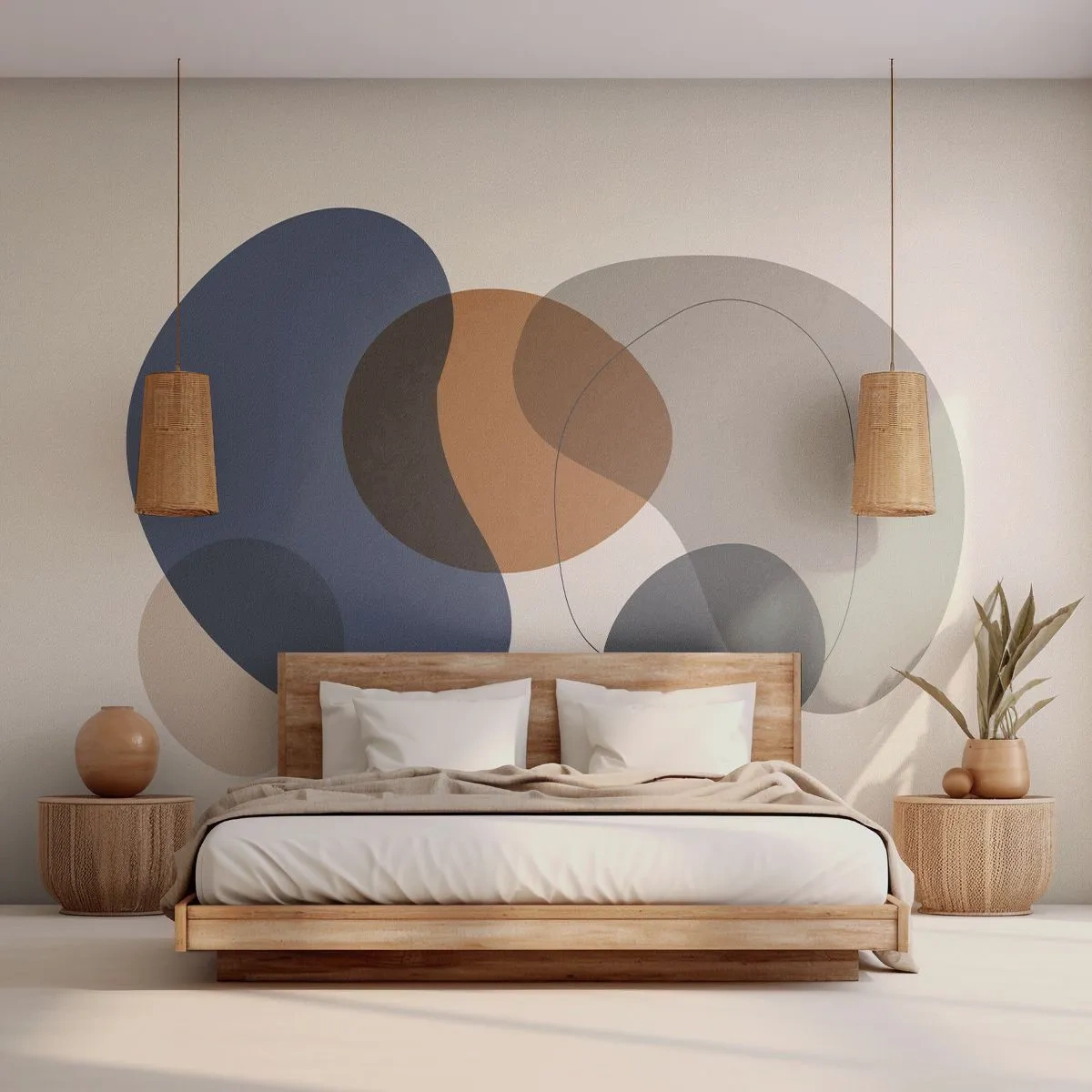 Fototapete Premium Sand - Farbtropfen - Abstraktion, Stück, Grafik - 150x105 cm