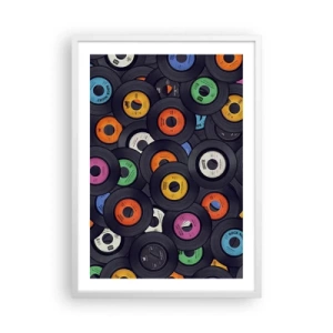 Poster in einem weißen Rahmen - Farben der Klassiker - 50x70 cm