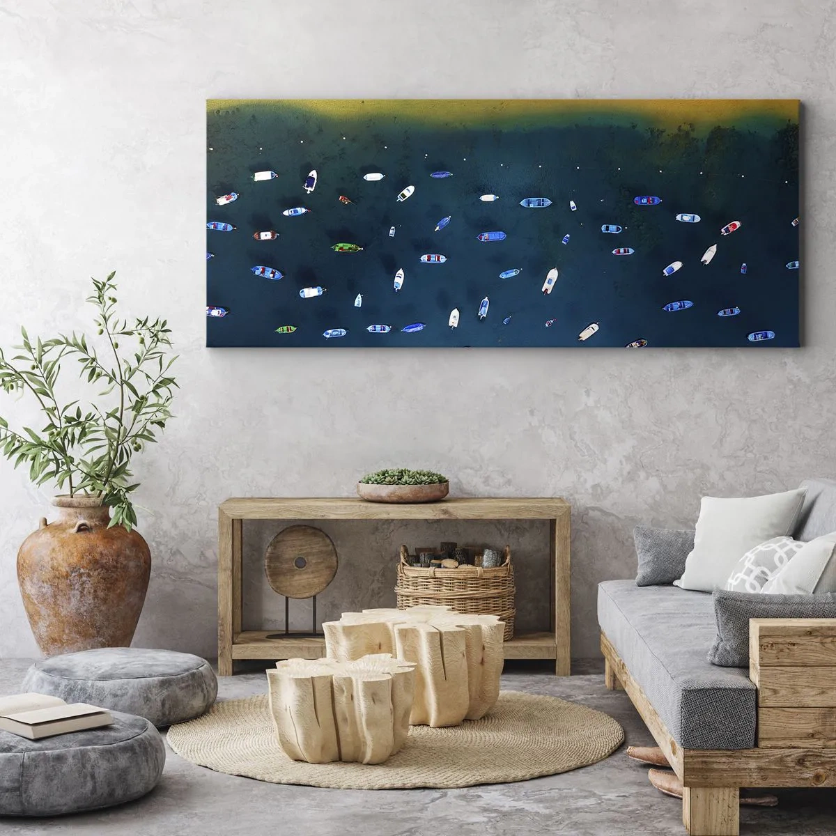 Bild auf Leinwand - Leinwandbild - Feiertagsspiel - 90x30 cm
