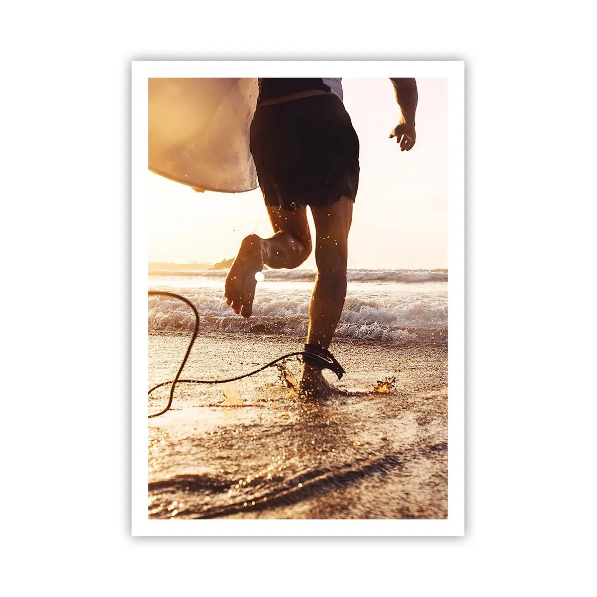 Poster - Um die Welle zu treffen - 70x100 cm