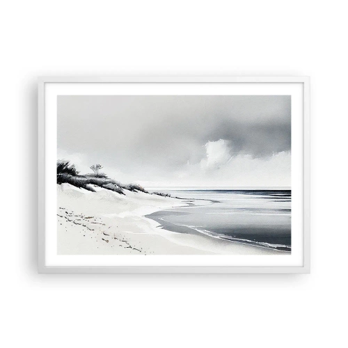Poster in einem weißen Rahmen - Für immer zusammen - 70x50 cm
