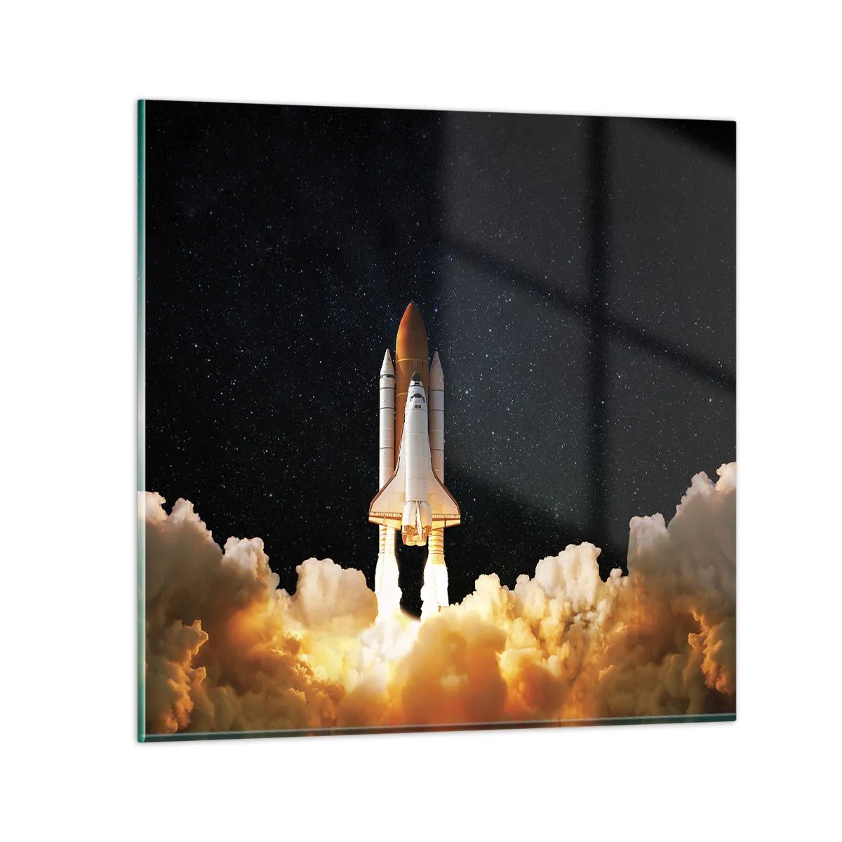 Glasbild - Bild auf glas - Ad Astra! - 30x30 cm