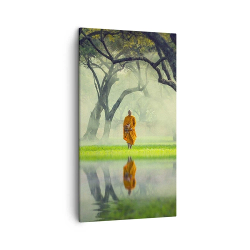 Bild auf Leinwand - Leinwandbild - Auf dem Weg zur Erleuchtung - 45x80 cm