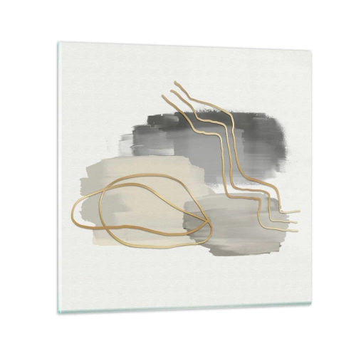 Glasbild - Bild auf glas - Dauer und Bewegung - 30x30 cm