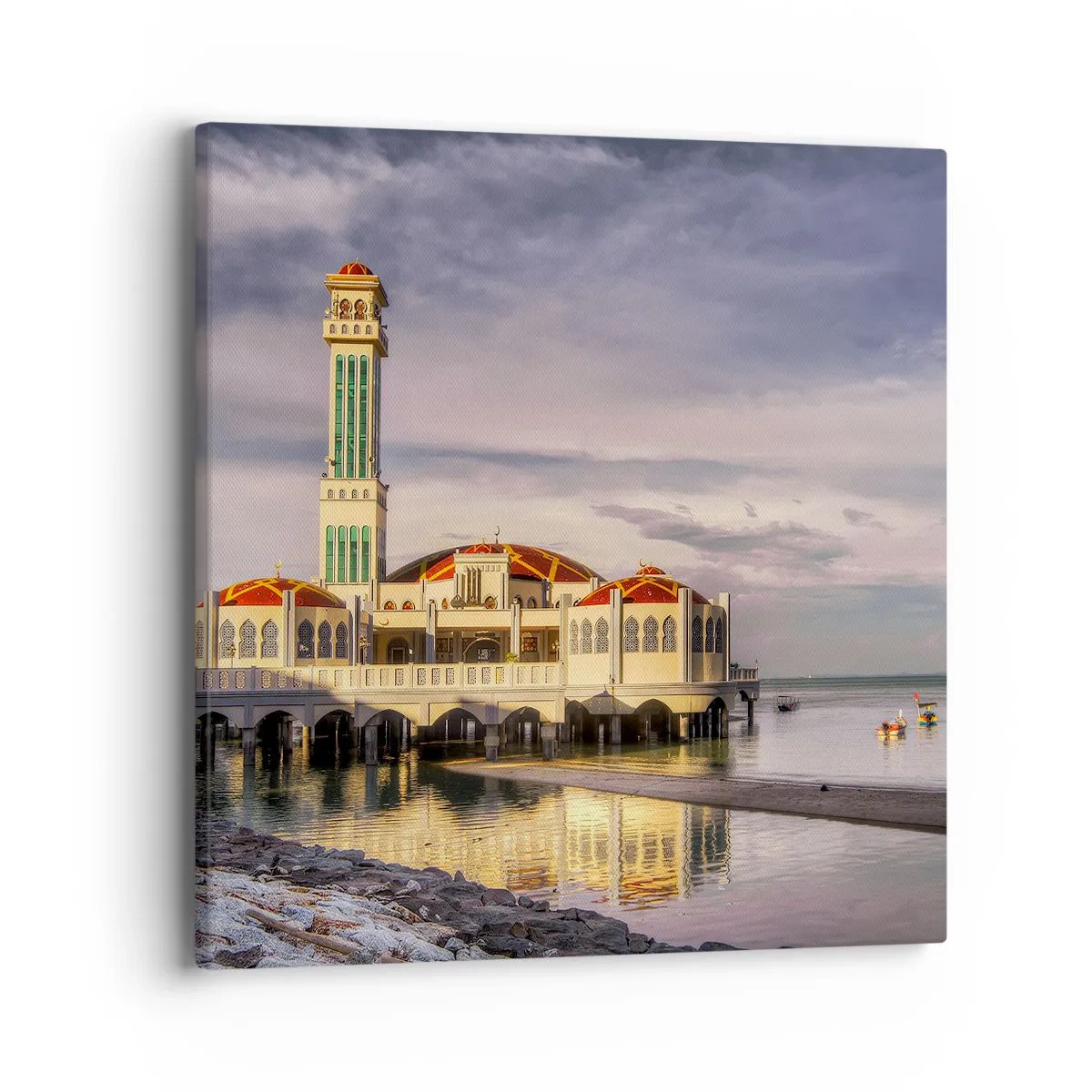 Bild auf Leinwand - Leinwandbild - Tempel der Natur - 40x40 cm