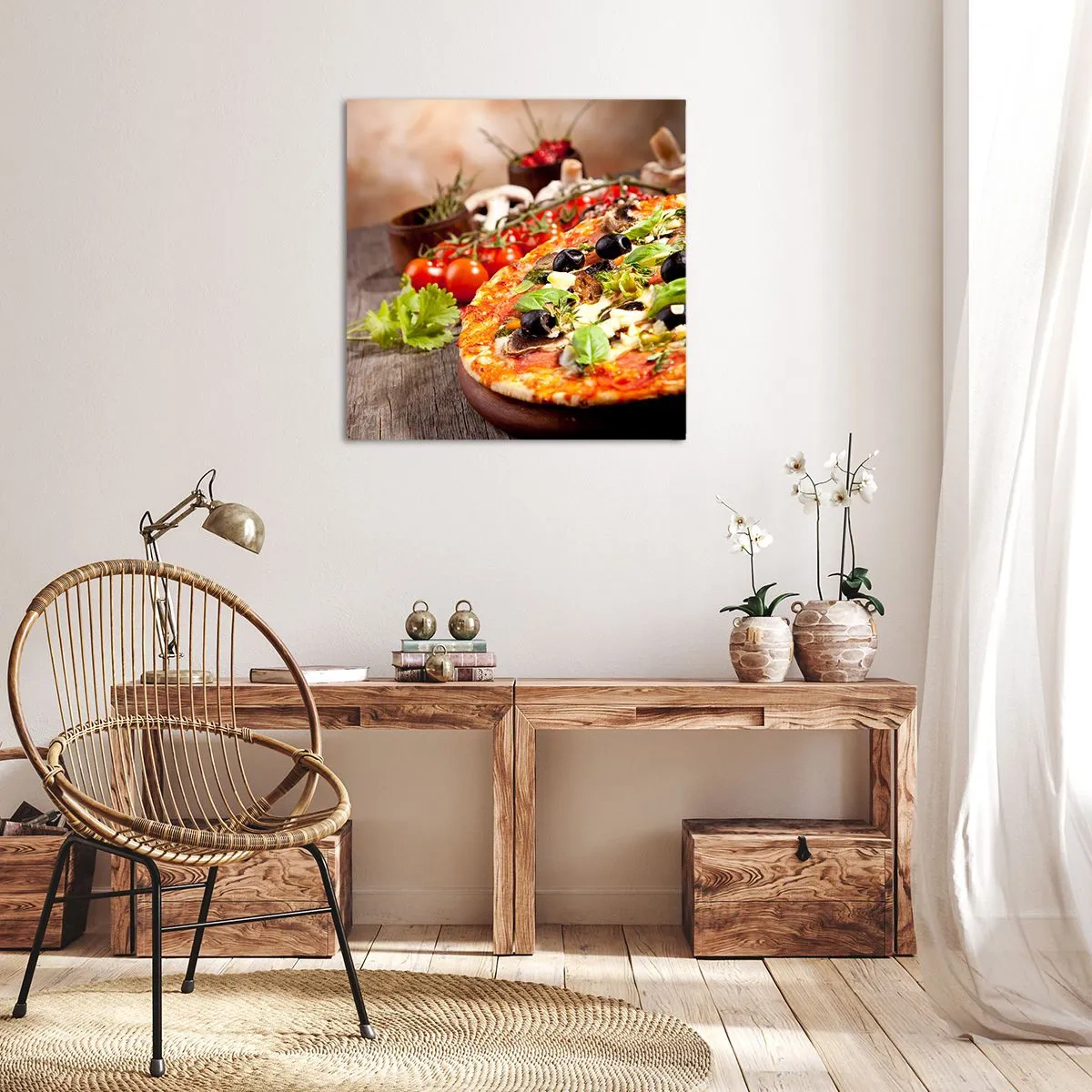 Bild auf Leinwand - Leinwandbild - Aus den tellurischen Zutaten - 30x30 cm