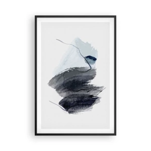 Poster in einem schwarzem Rahmen - Intensität und Bewegung - 61x91 cm