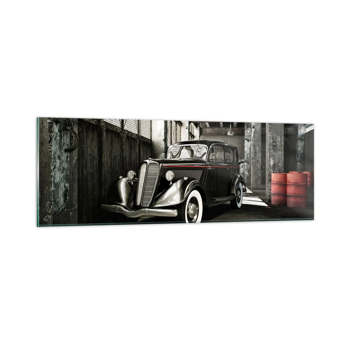 Glasbild - Bild auf glas - Die ewige Eleganz der 1930er Jahre - 90x30 cm