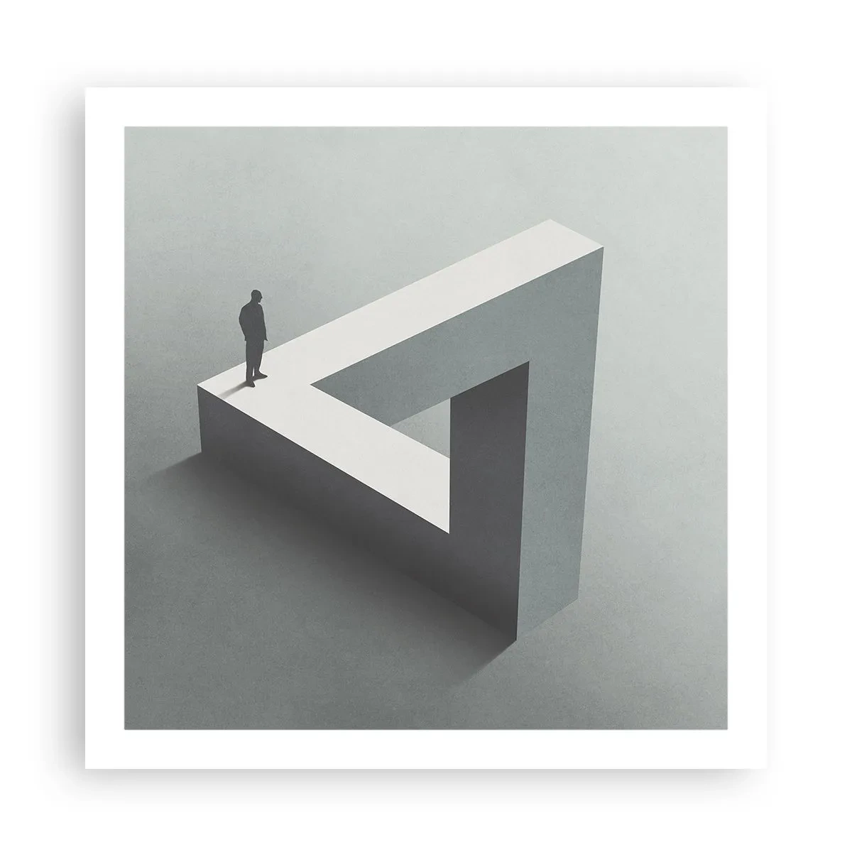 Poster - Es ist also doch möglich - 60x60 cm