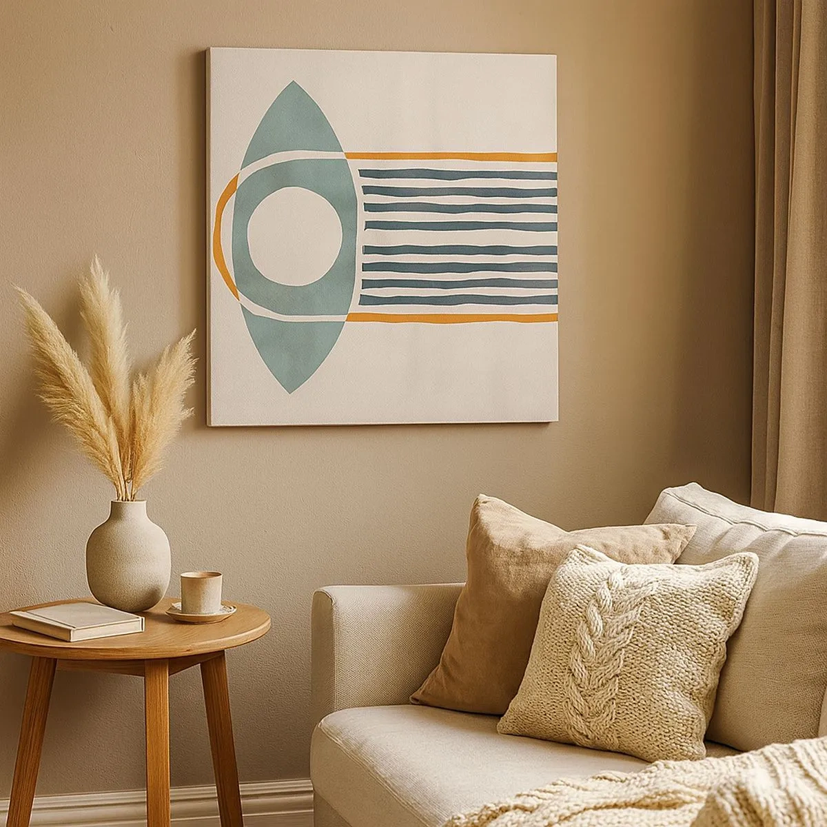 Bild auf Leinwand - Leinwandbild - Zeichen und Rituale - 30x30 cm