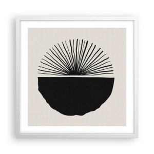 Poster in einem weißen Rahmen - Eine Reihe von Möglichkeiten - 50x50 cm