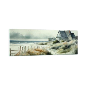 Glasbild - Bild auf glas - Abseits vom Trubel - 90x30 cm