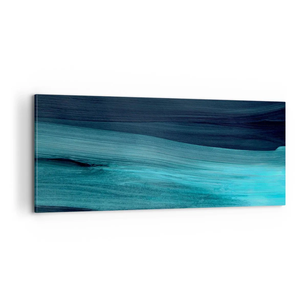 Bild auf Leinwand - Leinwandbild - Gehen Sie mit dem Strom - 100x40 cm
