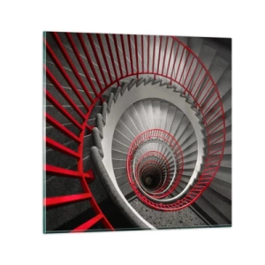 Glasbild - Bild auf glas - Architekturspaß - 70x70 cm