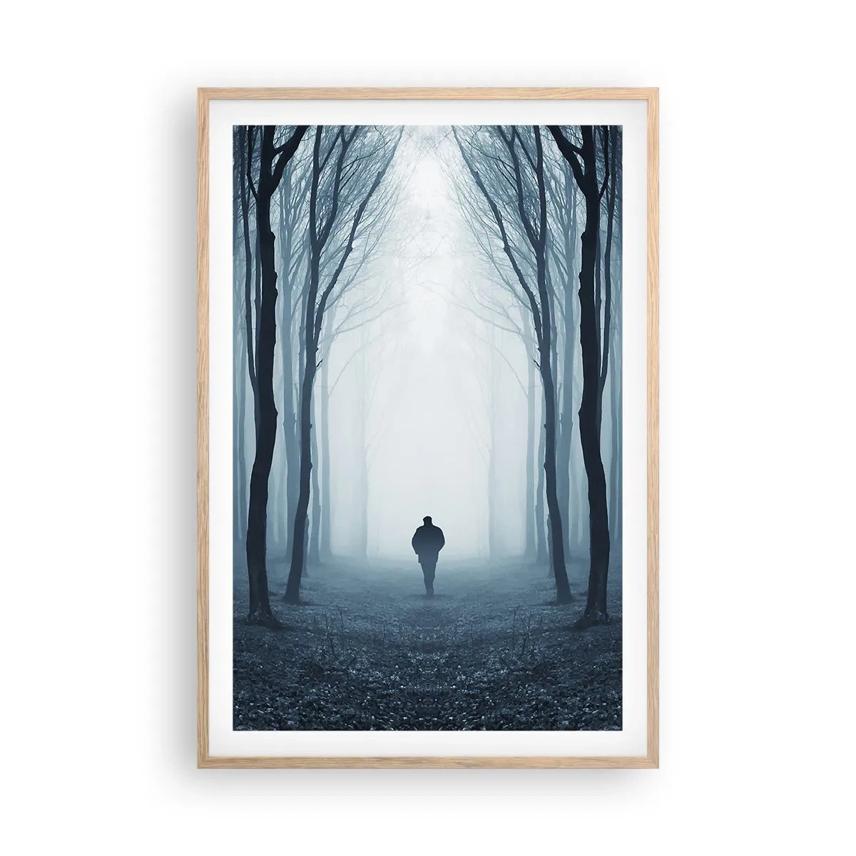 Poster in einem Rahmen aus heller Eiche - Alles einfach und übersichtlich - 61x91 cm