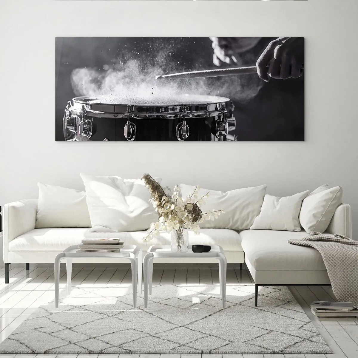 Glasbild - Bild auf glas - Der Puls der Musik - 100x40 cm