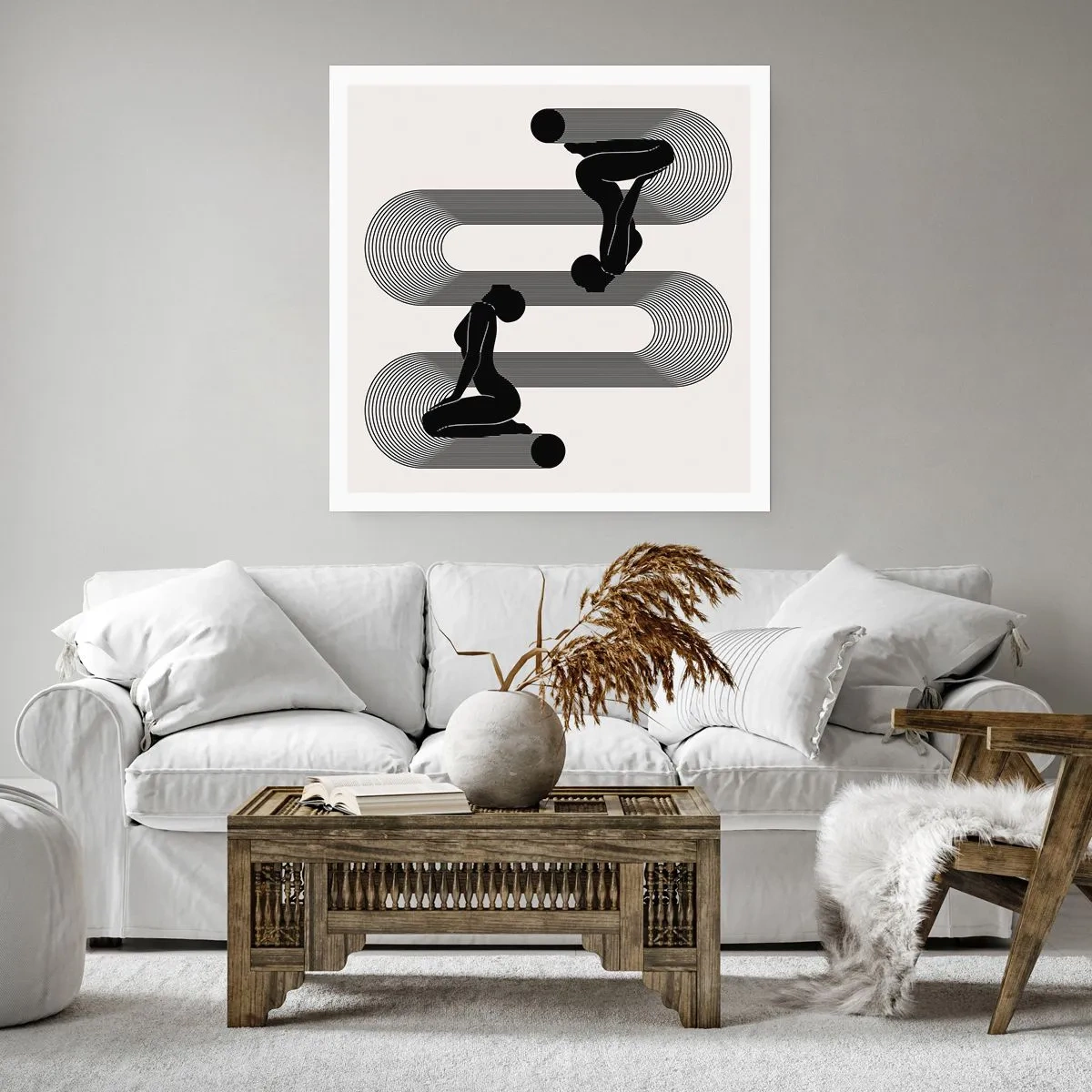 Poster - Sinnliche Symmetrie - 50x50 cm