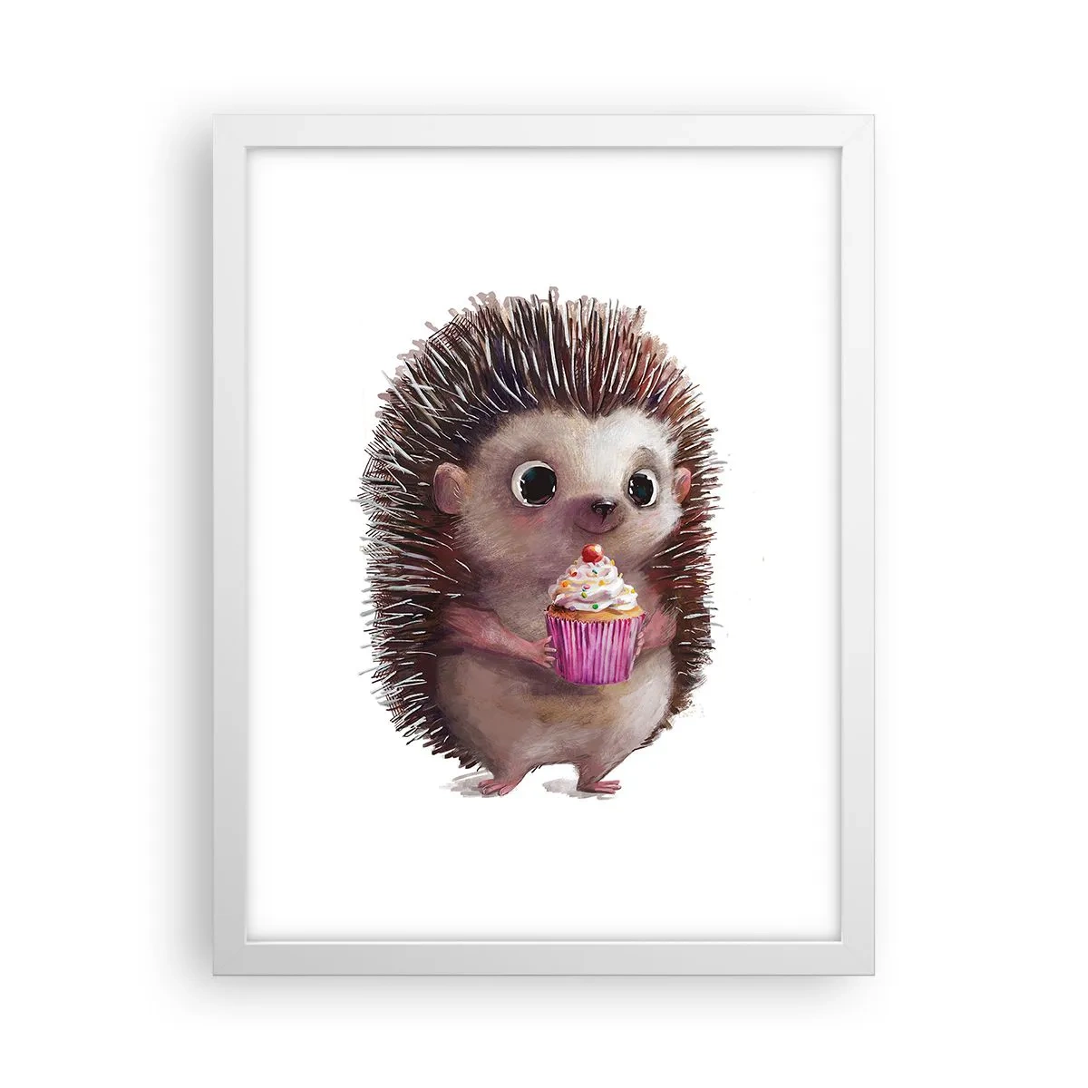 Poster in einem weißen Rahmen - Der Feiertag ist jeden Tag - 30x40 cm