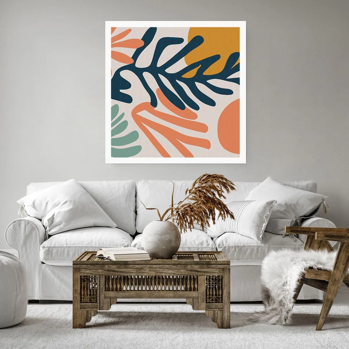 Poster - Korallenmeere - 40x40 cm