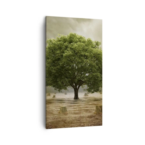 Bild auf Leinwand - Leinwandbild - Alle Hoffnung - 45x80 cm